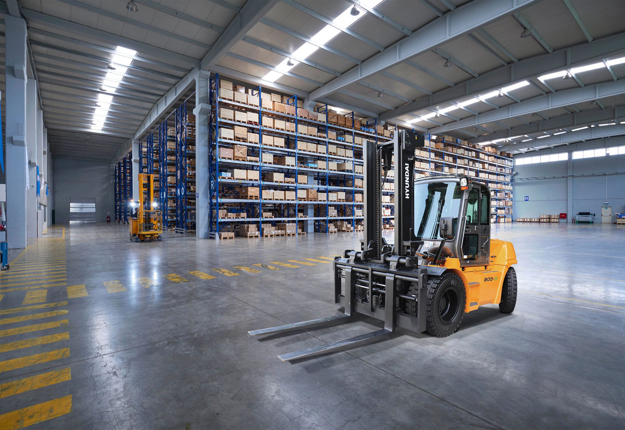Refurbished forklift image.